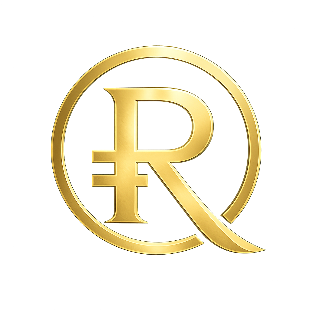 RuCoin gold emblem